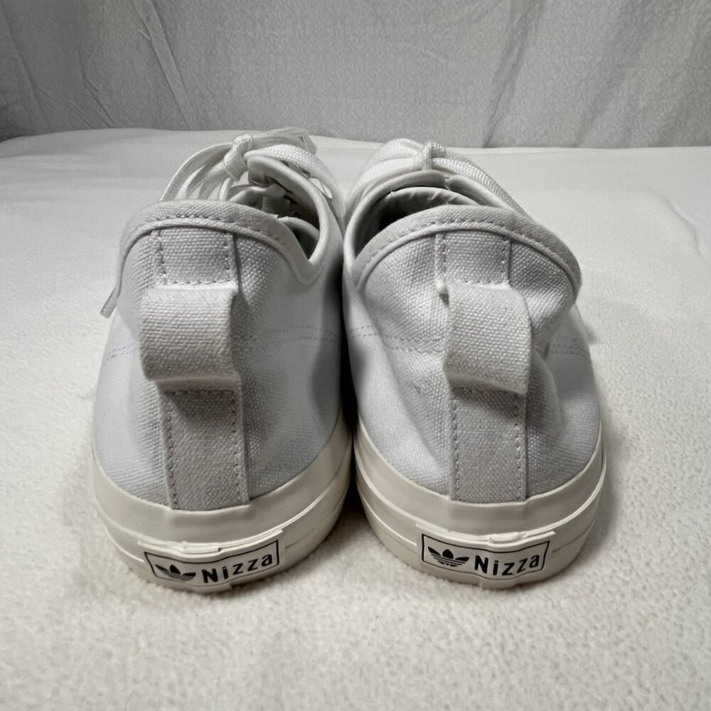 Adidas Nizza RF White Canvas Gum Sole Sneakers Men’s 10.5 EF1883 New - Picture 8 of 16